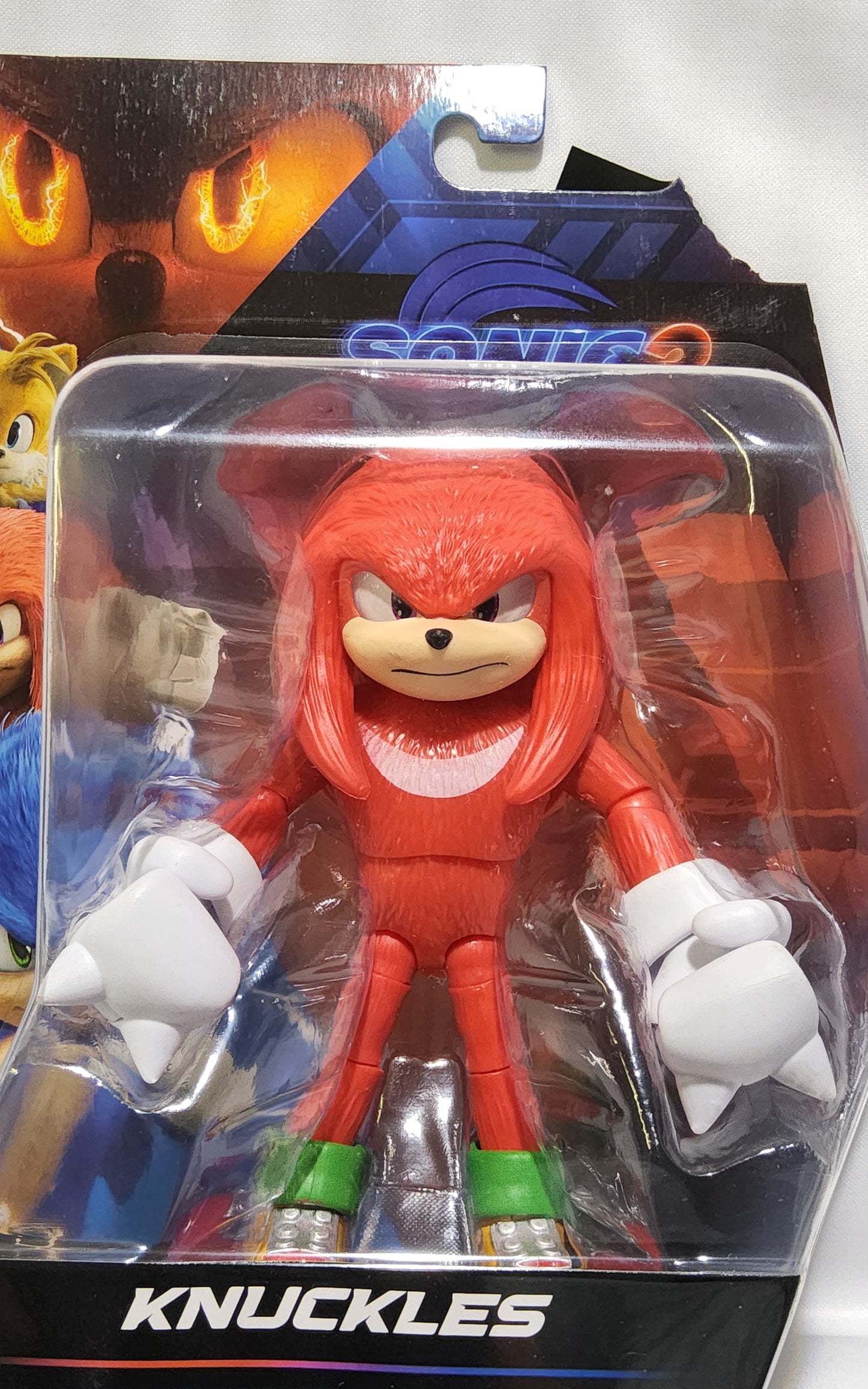 Sonic 3 Movie 5-Inch Knuckles Action Figure – Articulated Toy for Kids