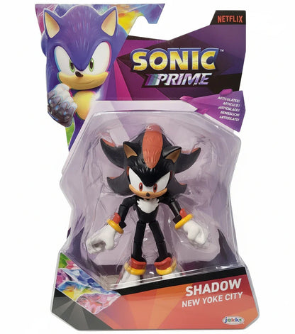 Sonic Prime – Shadow Action Figure “New Yoke City” Netflix Edition by JAKKS Pacific – Articulated Collectible