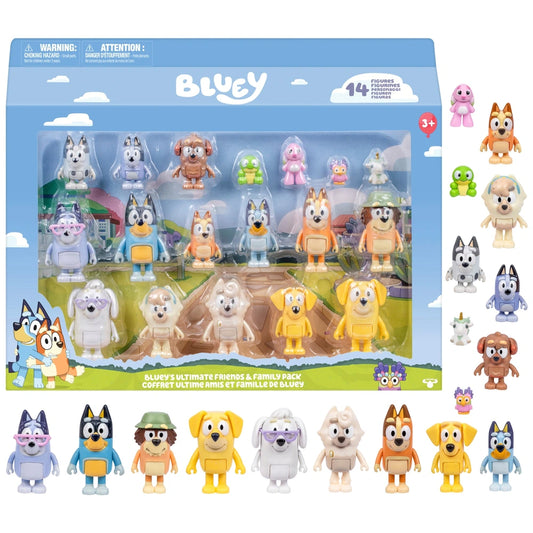 Moose Toys Bluey Neighborhood Friends 18-Pack Mini Figures – Only at Target
