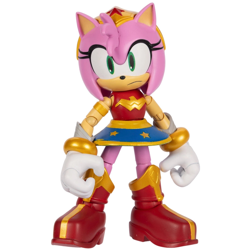 Sonic x DC Amy as Wonder Woman Action Figure 12.5cm | Collector Crossover