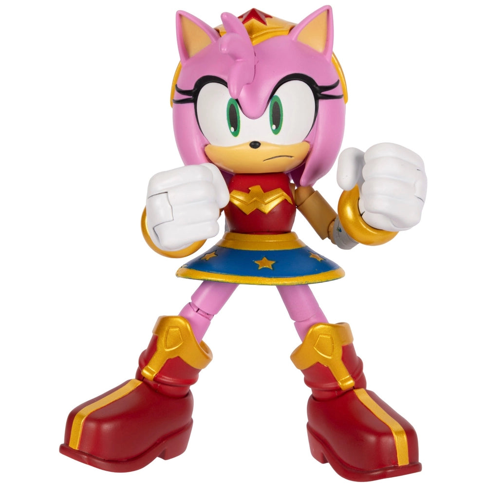 Sonic x DC Amy as Wonder Woman Action Figure 12.5cm | Collector Crossover