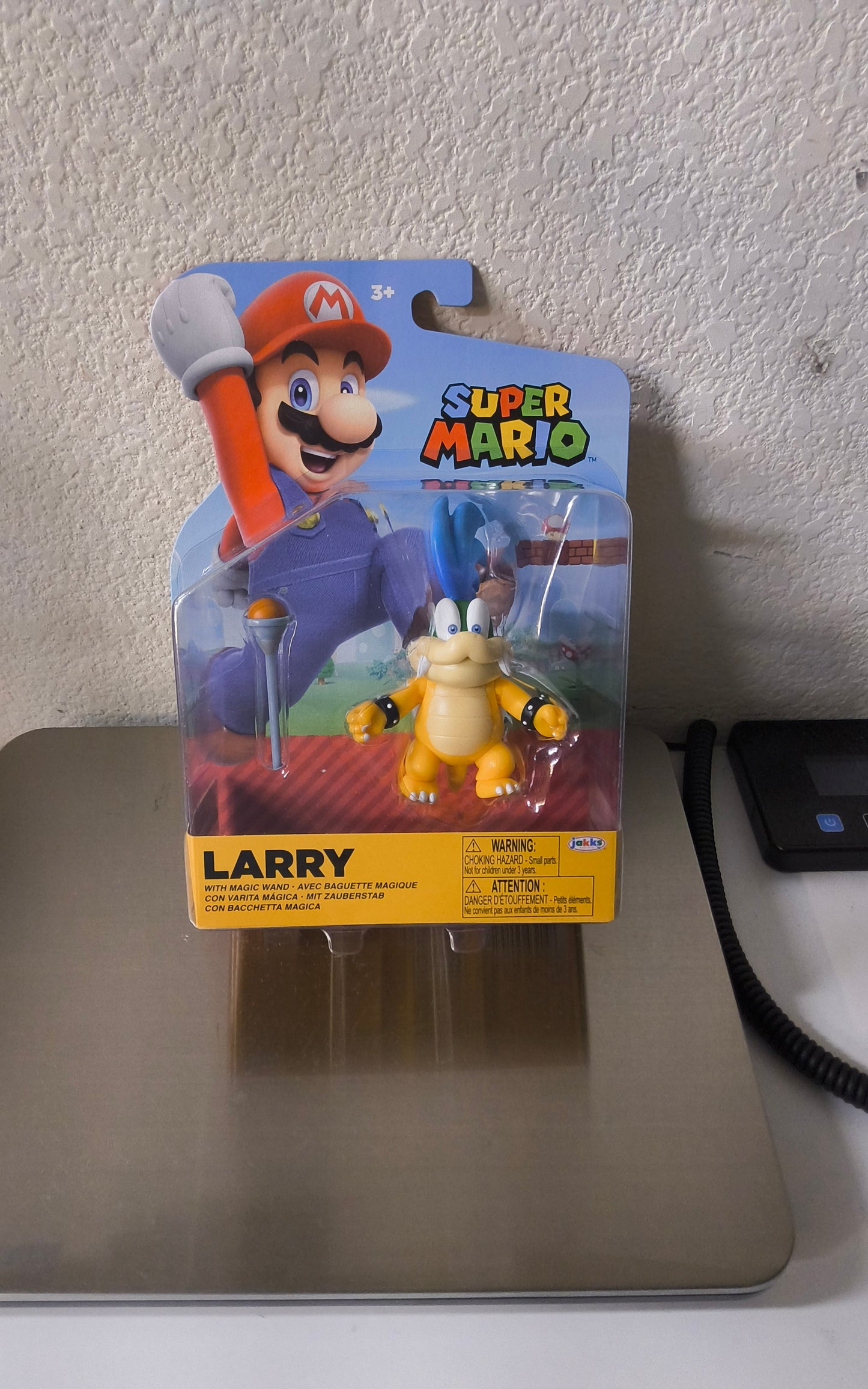 Nintendo Super Mario 4'' Larry with Magic Wand Action Figure