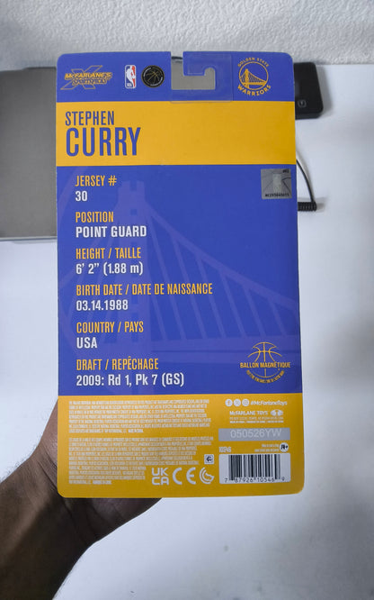 McFarlane SportsPicks Stephen Curry Golden State Warriors #30 Figure