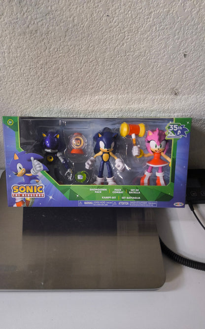 Sonic the Hedgehog 35th Anniversary Sonic, Amy and Metal Sonic Three-Pack