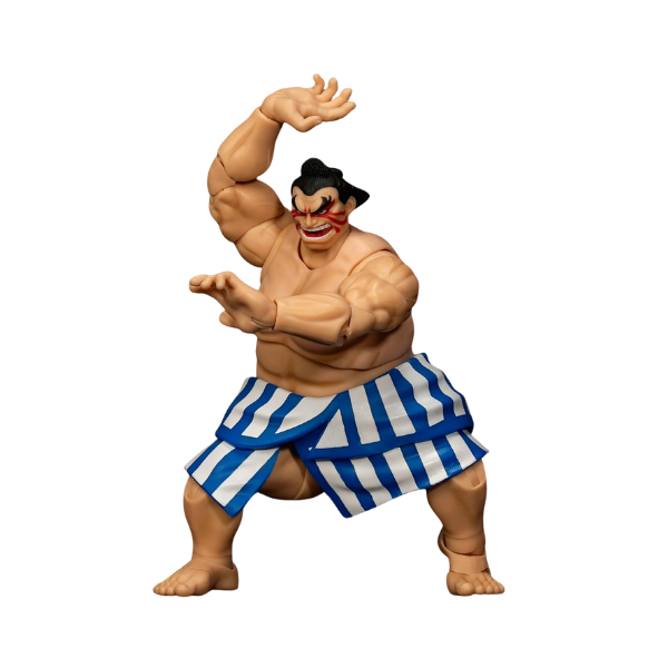Jada Toys Ultra Street Fighter II E. Honda 1:12 Scale Deluxe Action Figure with Interchangeable Parts & Accessories