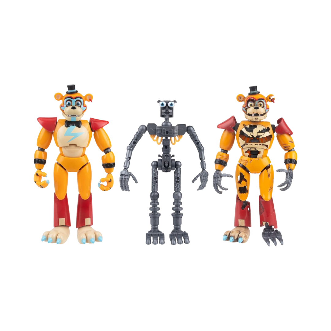 Five Nights at Freddy’s Endo-Series 6-Inch Glamrock Endo Figure – Freddy & Shattered Freddy