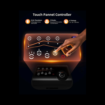 SHINE WELL Leg Recovery System – Air Compression Massager, 11 Intensities