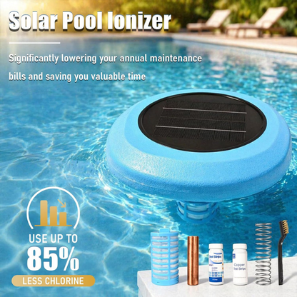 MECHINHUB Solar Pool Ionizer for 40,000 Gallon Pools, Copper Anode