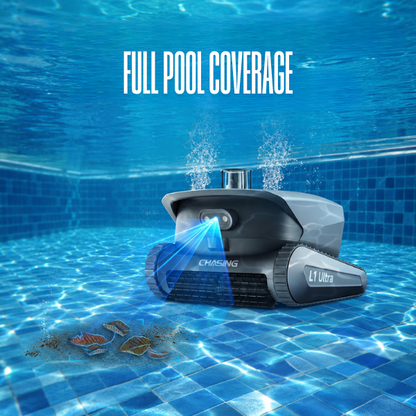 CHASING L1 Ultra AI & LiDAR Robotic Pool Cleaner – Smart Cordless Pool Vacuum with App Control