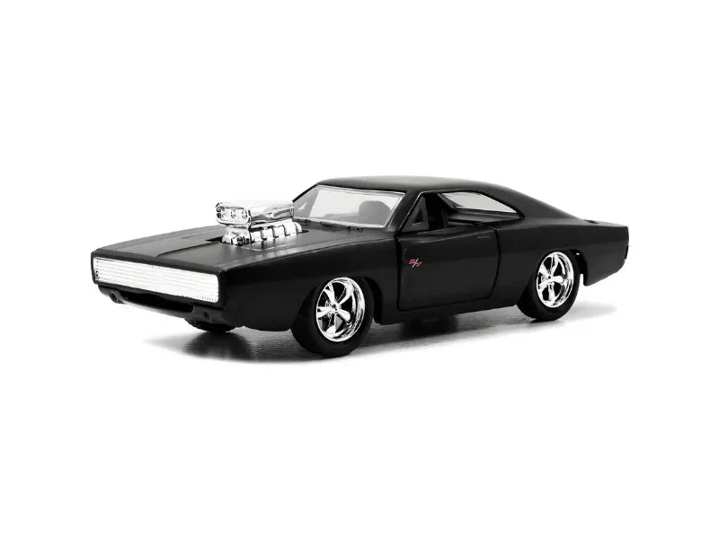 Jada 1/32 Scale Dom’s Dodge Charger R/T Diecast Car – Black, Movie Edition