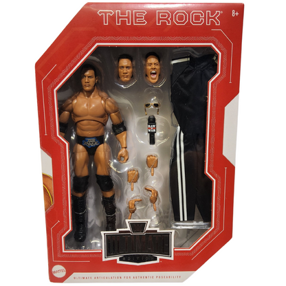 WWE Ultimate Edition The Rock Dwayne Johnson 6" Wrestling Action Figure