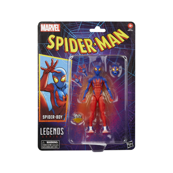 Marvel Legends Spider-Boy 6" Retro Comics Action Figure Hasbro