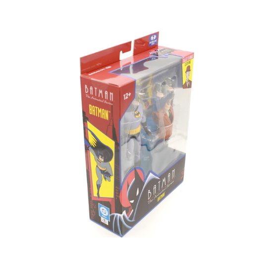 McFarlane DC Multiverse Batman The Animated Series Batman Gray Suit Build-A-Figure Clock King Figure 6in