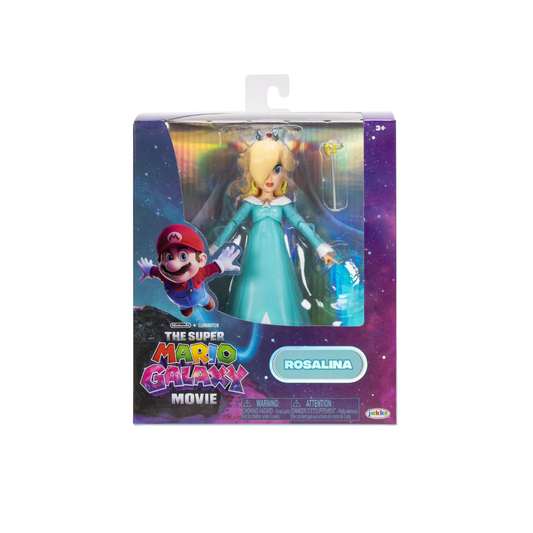Jakks Pacific Super Mario Galaxy Movie Rosalina Figure (3+) – New in Box