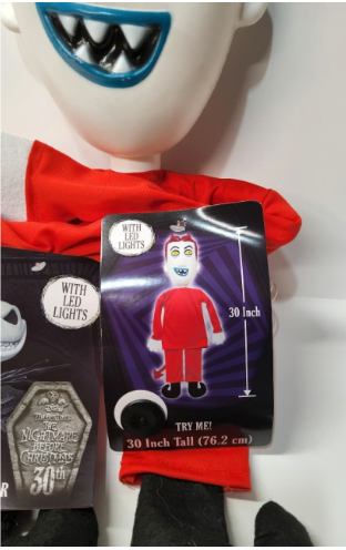 Disney Nightmare Before Christmas 30" Lock with LED Lighting NBC Halloween Decor
