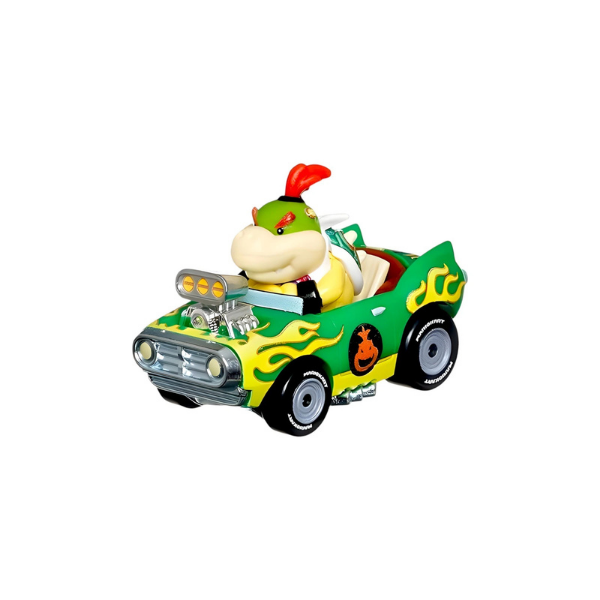 Hot Wheels Mario Kart Bowser Jr Flame Flyer Die-Cast Kart – Nintendo Racing Collectible