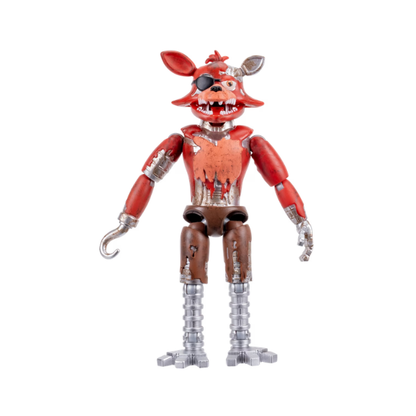 Five Nights at Freddy’s Withered Foxy 5-Inch Jazwares Action Figure with Glow-in-the-Dark Eyes & Jumpscare Feature