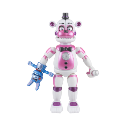 Jazwares FNAF Funtime Freddy 5-Inch Jumpscare Action Figure with Glow Eyes