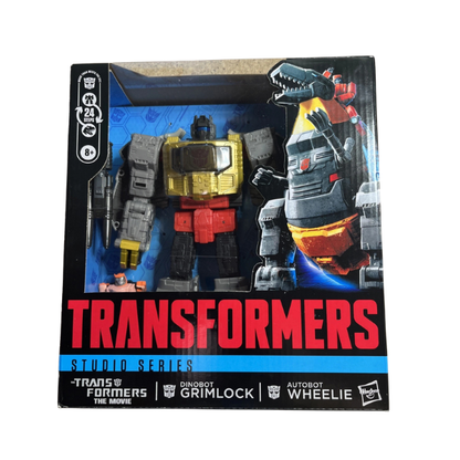 Transformers Studio Series Dinobot Grimlock & Autobot Wheelie – Transformers The Movie Figure Set