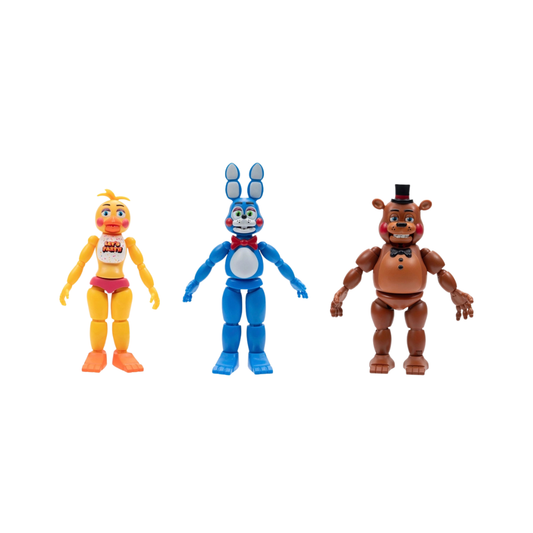 Jazwares Five Nights at Freddy’s 2 Toy Freddy Bonnie Chica 3-Figure Set