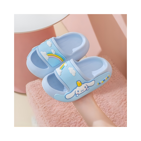 Hello Kitty Cinnamoroll Cloud Slippers Baby Blue – Kids & Women