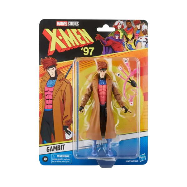 Hasbro Marvel Legends Series Gambit 6" Scale Action Figure – X-Men ’97 Collectible