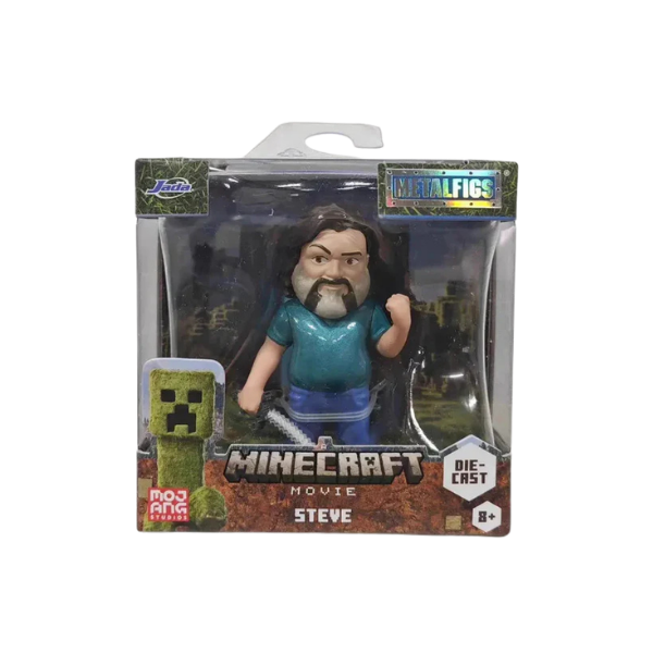Minecraft Movie Metalfigs Steve Figure 6cm Diecast by Jada 2025