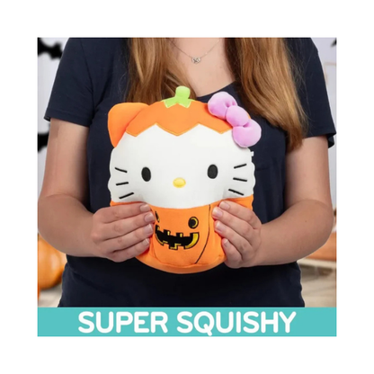 Squishmallows Hello Kitty Pumpkin Halloween Plush (Official Sanrio)