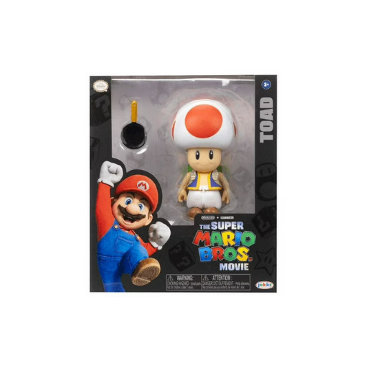 Super Mario Bros Toad 5 inch Articulated Action Figure with Accessory
