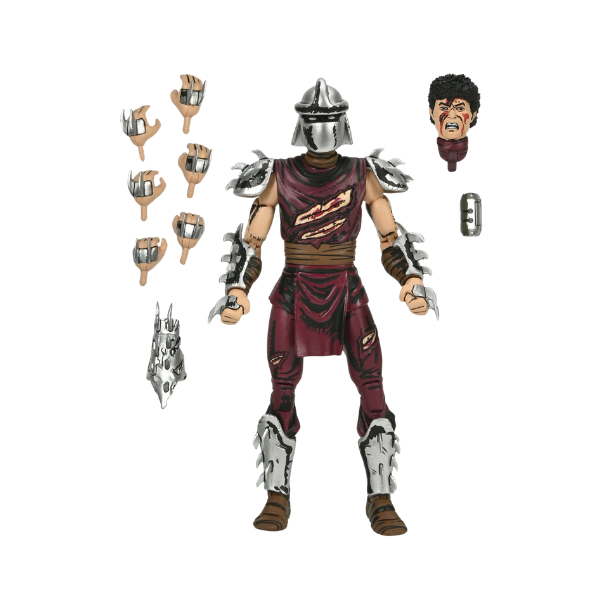 NECA TMNT Mirage Comics Battle Damaged Shredder 7" Scale Action Figure