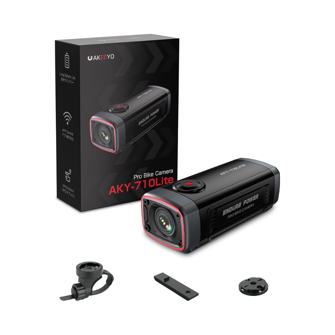 AKEEYO 710Lite 2K Motorcycle Dash Cam, WiFi, Night Vision, IP66 Waterproof