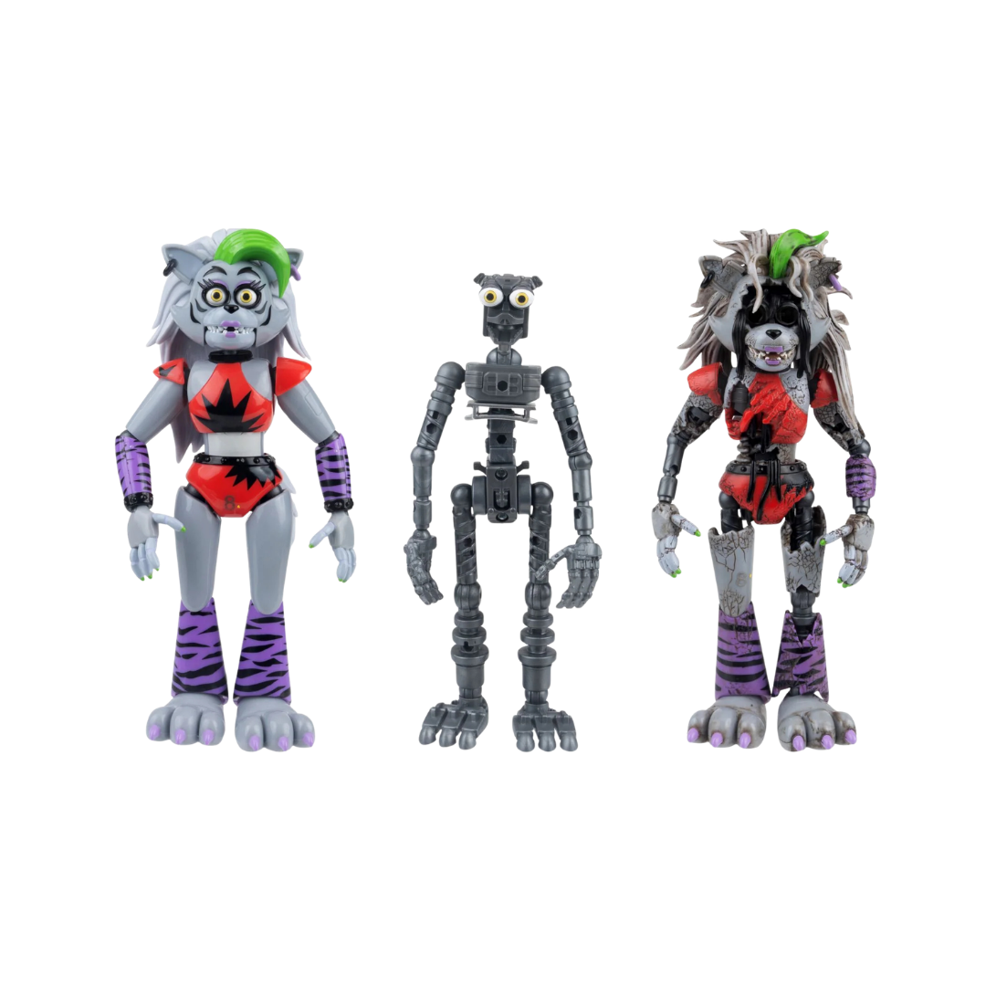 FNAF Endo-02 6-Inch Figure with Roxanne Wolf & Shattered Roxanne Parts