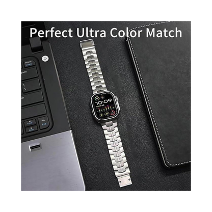 Pulseira magnética de titânio para Apple Watch 49 mm-38 mm - Pulseira de metal ajustável