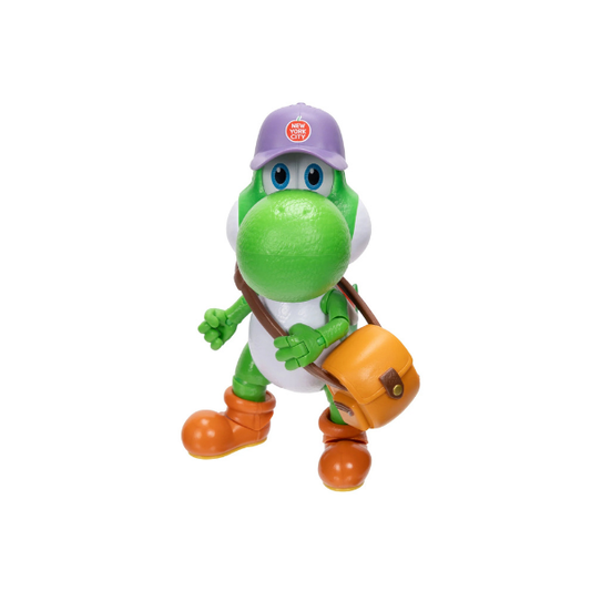 Super Mario Galaxy Movie Yoshi 5" Action Figure Hat Sunglasses Satchel