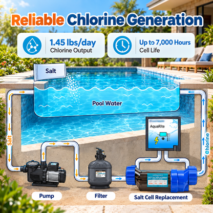 Vidapool Salt Cell Replacement for Hayward T-CELL-15, 40,000 Gallons