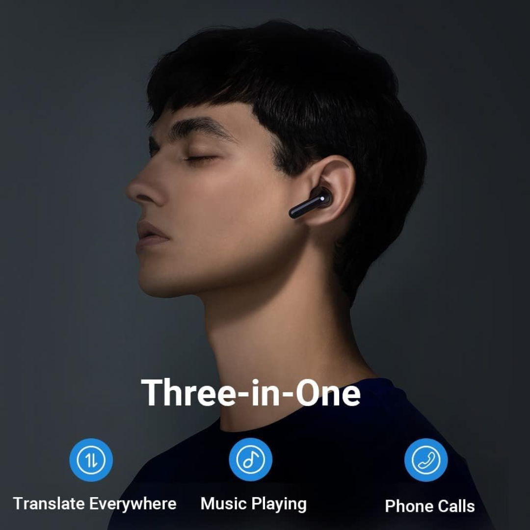 Timekettle M3 Translator Earbuds, Real-Time Voice Translation, Black