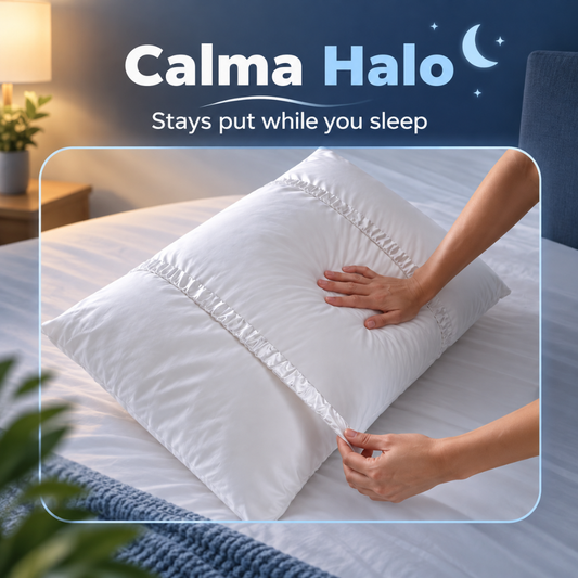 Whole Nights Ear Relief Pillow for Side Sleepers – Piercing Hole Cushion, White