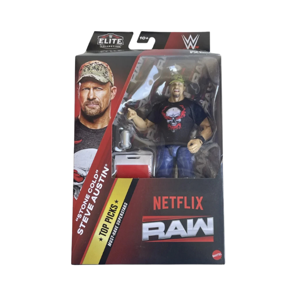 Mattel WWE Raw Top Picks 2025 Stone Cold Steve Austin Action Figure