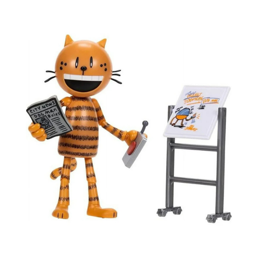 Boneco de ação Petey Dog Man de 5 polegadas – 3 acessórios – Brinquedo de personagem de filme