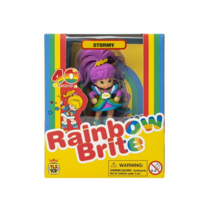 Boneco Stormy Rainbow Brite 40º aniversário NIB 3" Personagem