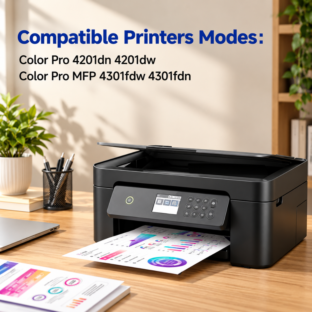 Chghyncz 210A 210X Toner Cartridge 4-Pack for HP Color LaserJet Pro