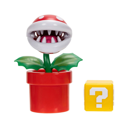 Nintendo Super Mario Piranha Plant 2.5" Figure with Question Block