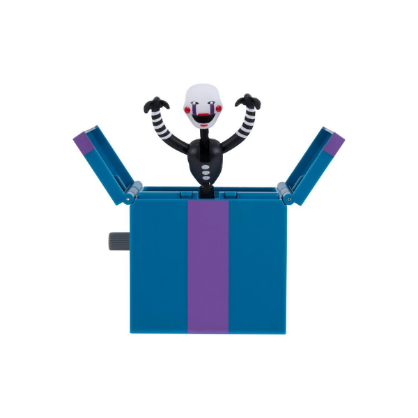 Five Nights at Freddy’s 2 Puppet with Office 5-Inch Jazwares Action Figure Set with Glow-in-the-Dark Eyes & Jumpscare Feature