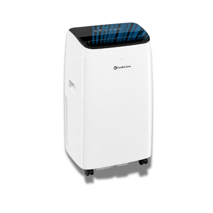 Comfort Zone Smart Portable Air Conditioner 14,000 BTU with Heat, WiFi, Dehumidifier, Fan, Remote and Sleep Mode