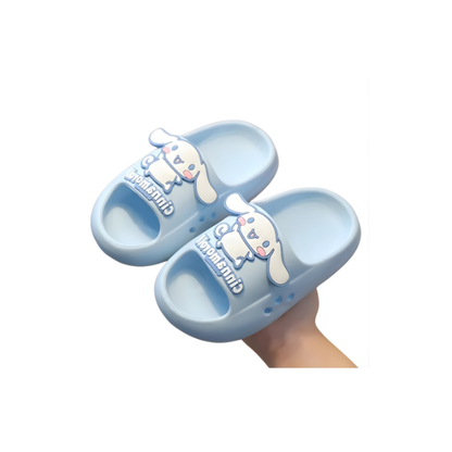 Cinnamoroll Big Smile Slides – Light Blue Eva Sandals Women 5.5–6
