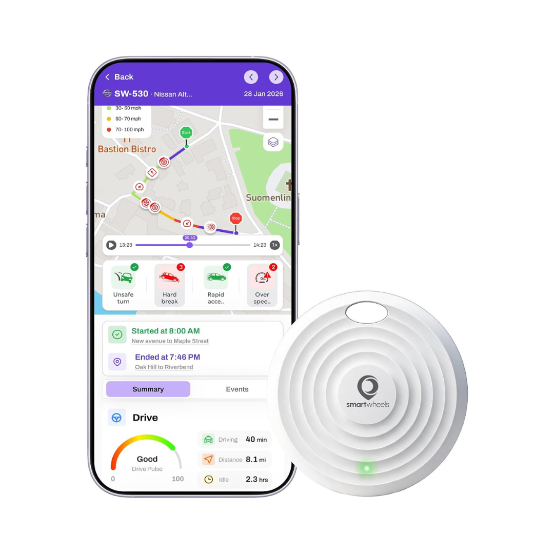 SmartWheels GPS Tag vehicle tracking device, product gallery image 2 of 5