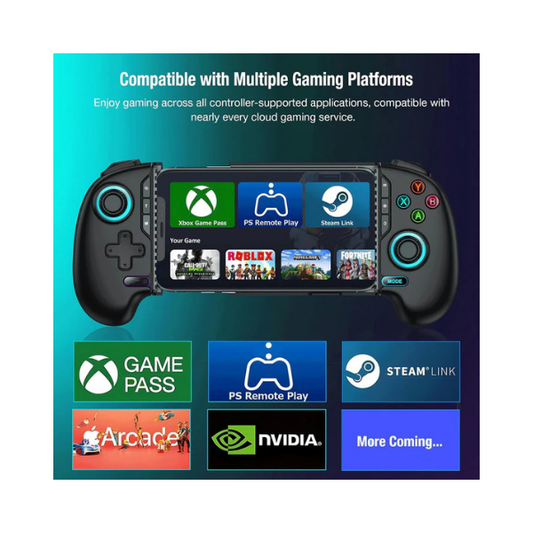 AXYBCOOL Mobile Wireless Game Controller with Hall Joystick RGB