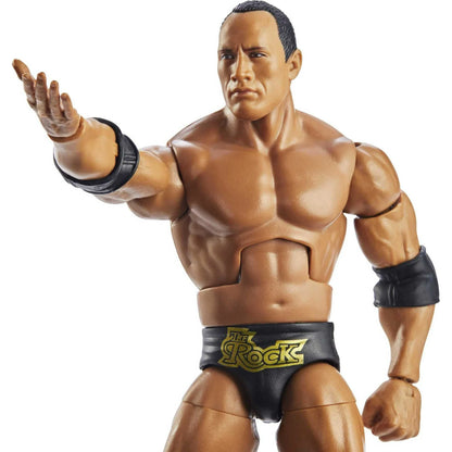 WWE Elite The Rock 6” WrestleMania Action Figure with Accessories