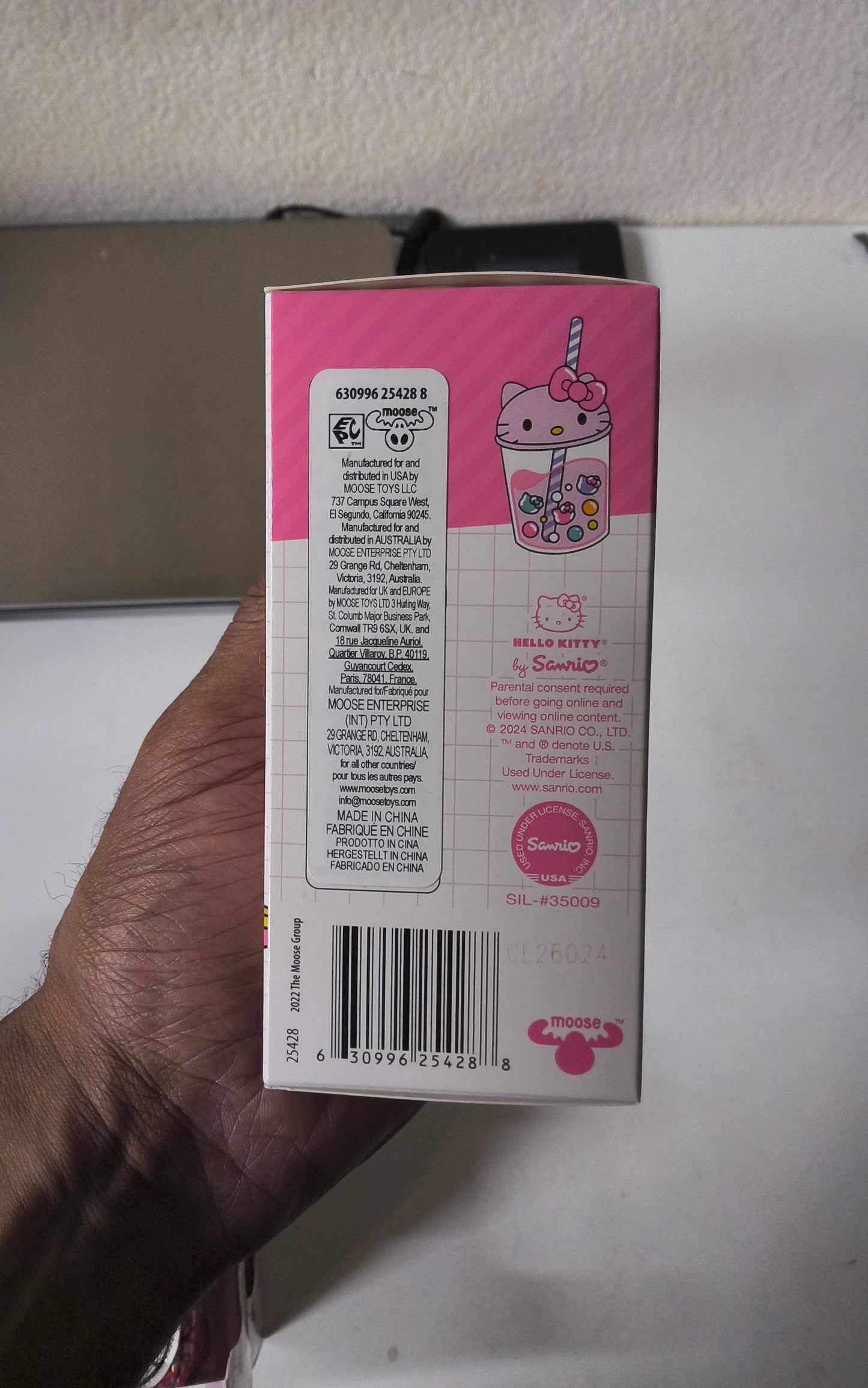 Real Littles Hello Kitty Pink Mini Backpack with Six Stationery Surprises