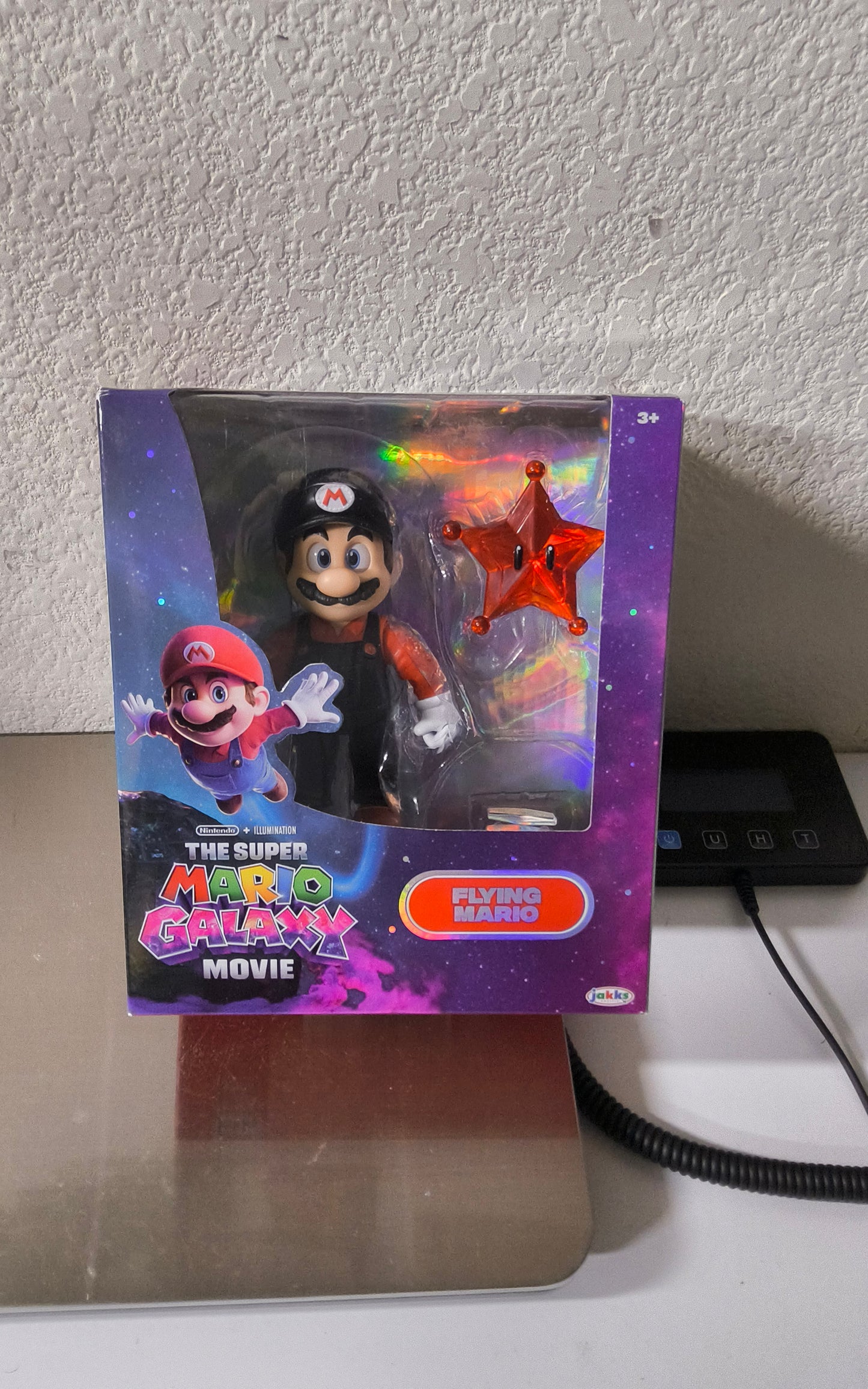 Super Mario Galaxy Movie Flying Mario Collector Figure